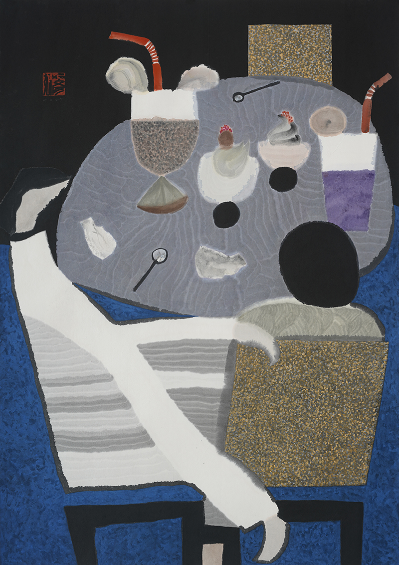 Jang Byeong Eun · Eastbrush · 张炳彥 · figure · mixed_media_on_paper · 1189mm_x_841mm · 2025